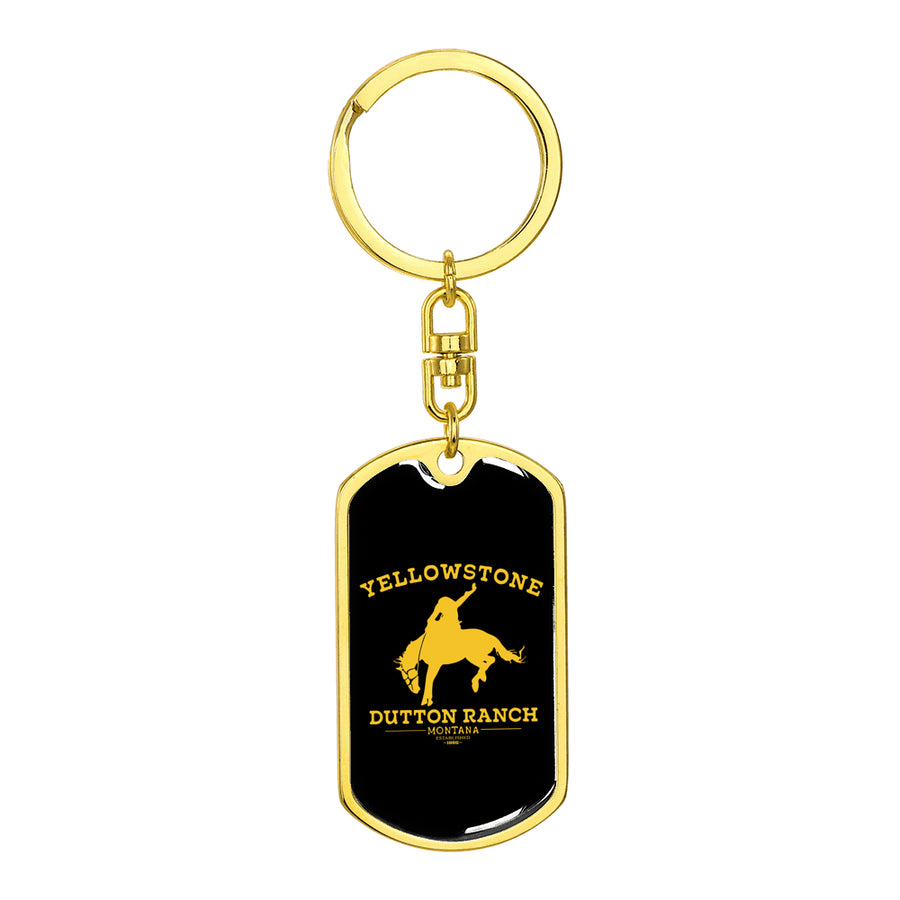 Yellowstone Bucking Horse Keychain Black - 2 styles available - Yellowstone Style