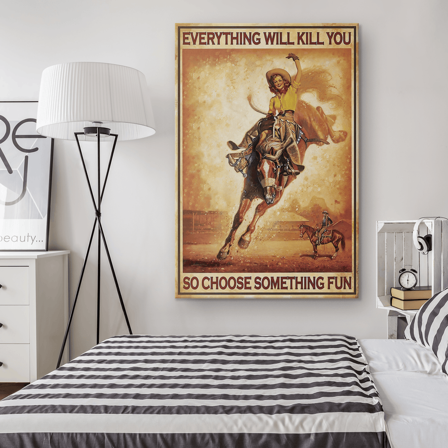 Choose Something Fun Cowgirl - 5 sizes available - Yellowstone Style