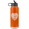 Eagle's Heart 32 oz Water Bottle Tumbler - 13 colors available - Yellowstone Style