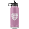 Eagle's Heart 32 oz Water Bottle Tumbler - 13 colors available - Yellowstone Style