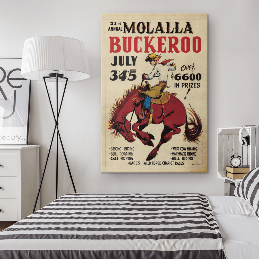 Molalla Buckeroo Vintage Poster - 5 sizes available