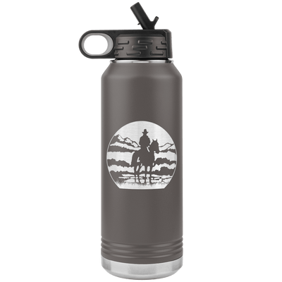 Mountain Rider 32 oz Water Bottle Tumbler - 13 colors available - Yellowstone Style