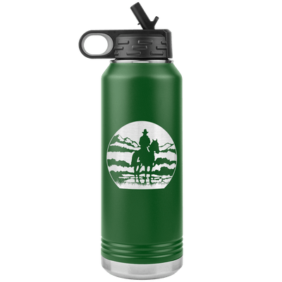Mountain Rider 32 oz Water Bottle Tumbler - 13 colors available - Yellowstone Style