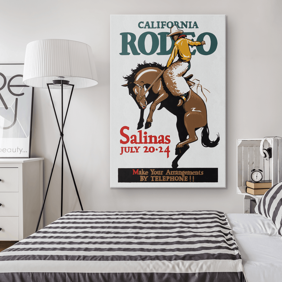 Salinas California Rodeo Vintage Poster - 5 sizes available