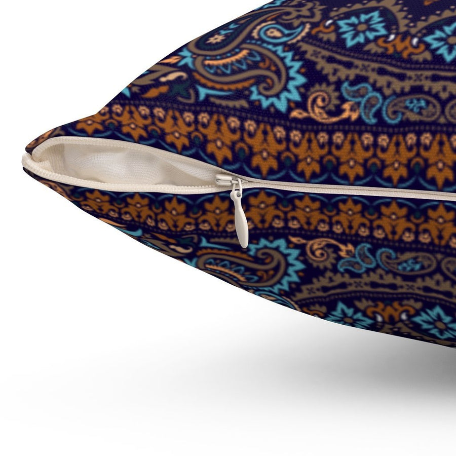 Turquoise Elements Bandana Pillow with Cover - 3 sizes available