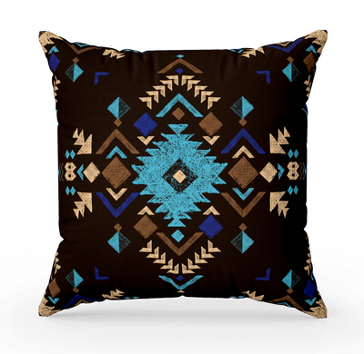 Turquoise Expresso Pillow with Cover - 3 sizes available - Yellowstone Style