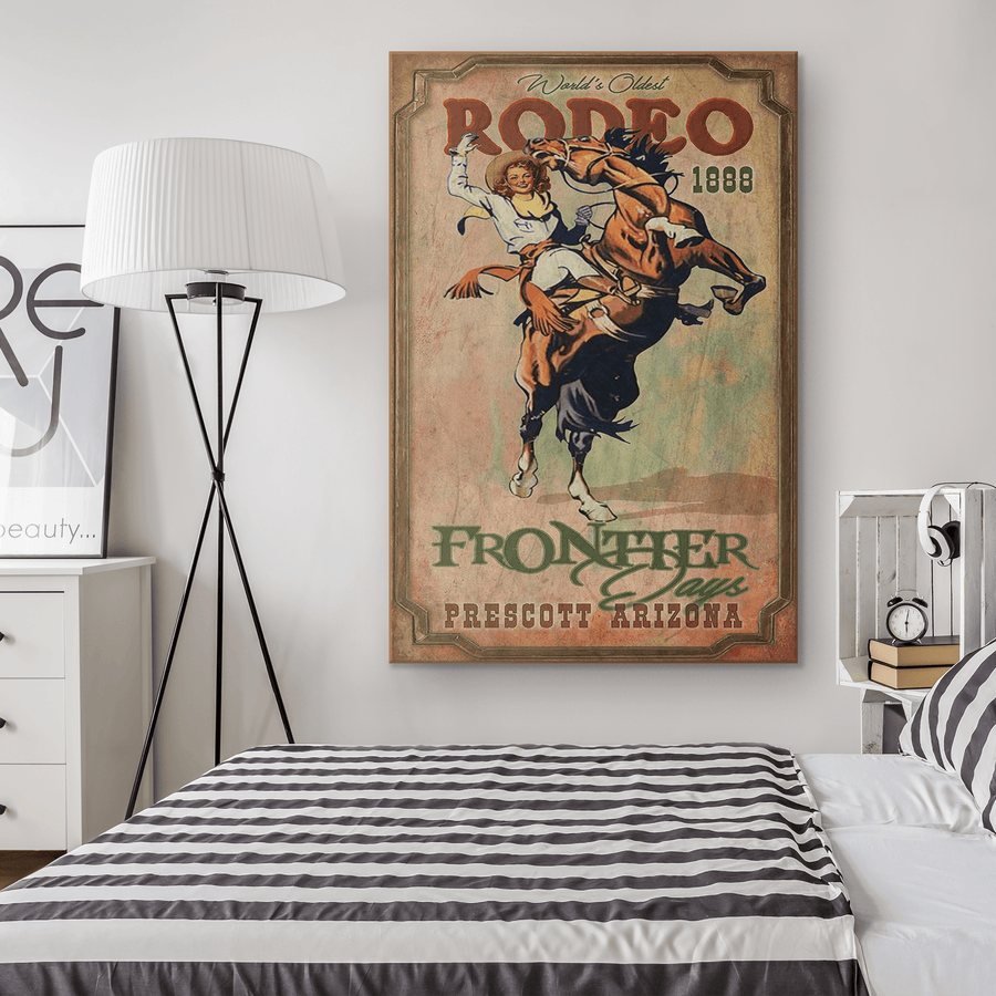 World's Oldest Rodeo Poster - Yellowstone Style