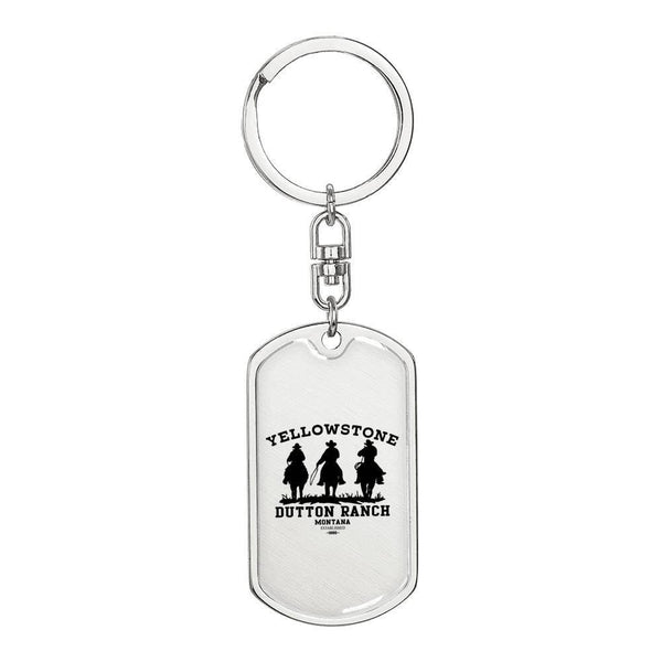 Yellowstone 3 Cowboys Black Keychain - 2 styles available - Yellowstone  Style