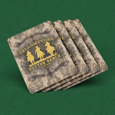 Yellowstone 3 Cowboys Vintage Playing Cards - Yellowstone Style