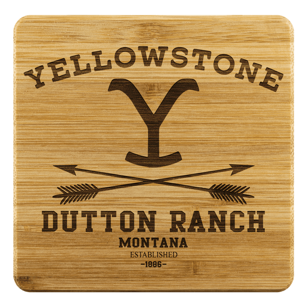 Yellowstone Y Square Coasters - Yellowstone Style