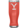 Yellowstone Y 20 oz Pilsner Tumbler - 13 colors available - Yellowstone Style