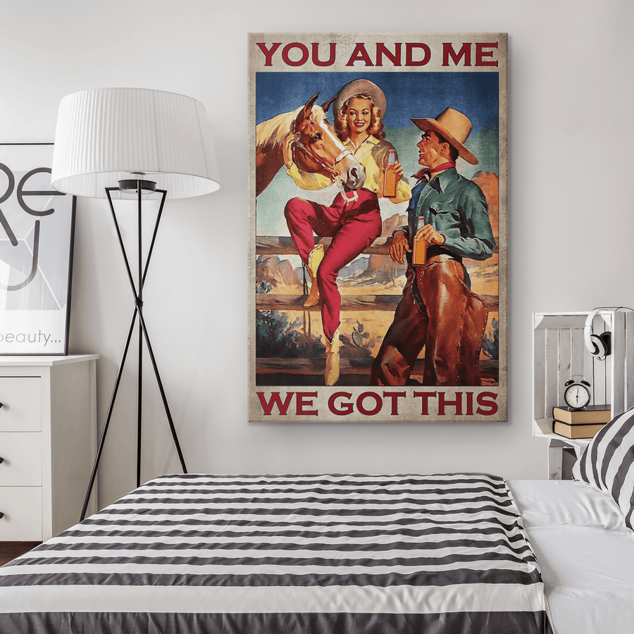 You and Me - We Got This Vintage Poster - 5 sizes available
