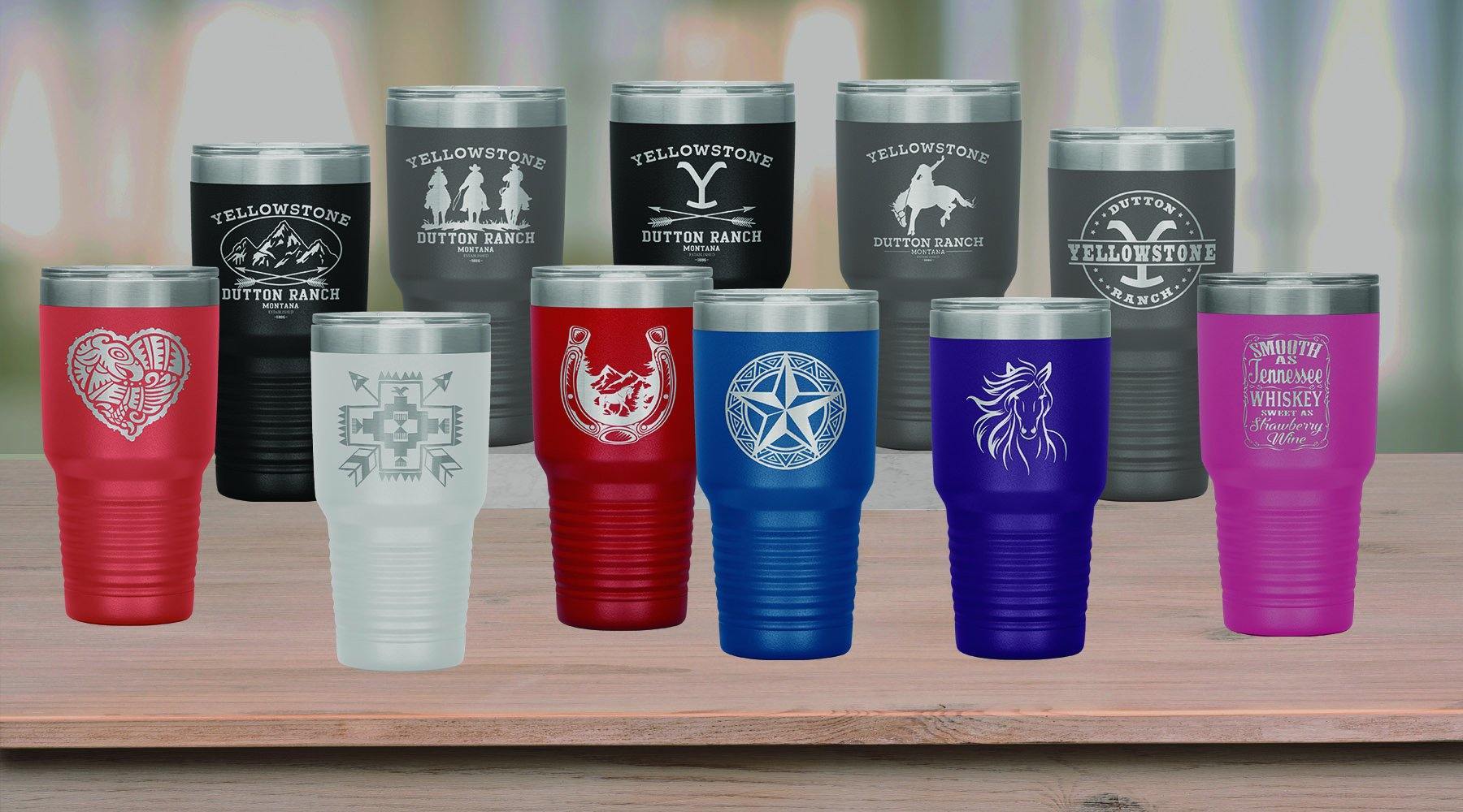 Yellowstone Dutton Ranch 30 oz Tumbler - 13 colors available - Yellowstone  Style