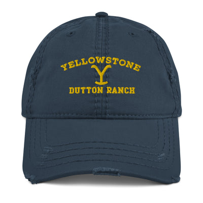 Yellowstone Dutton Ranch Distressed Dad Hat