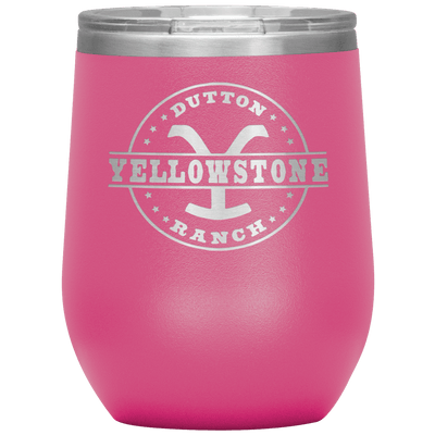 Yellowstone Circle Y 12 oz Wine Tumbler - 13 colors available - Yellowstone Style