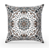 White Bandana Pillow with Cover - 3 sizes available