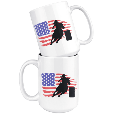 American Barrel Racer Mug - 2 sizes available - Yellowstone Style