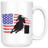 American Barrel Racer Mug - 2 sizes available - Yellowstone Style