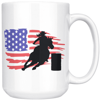 American Barrel Racer Mug - 2 sizes available - Yellowstone Style
