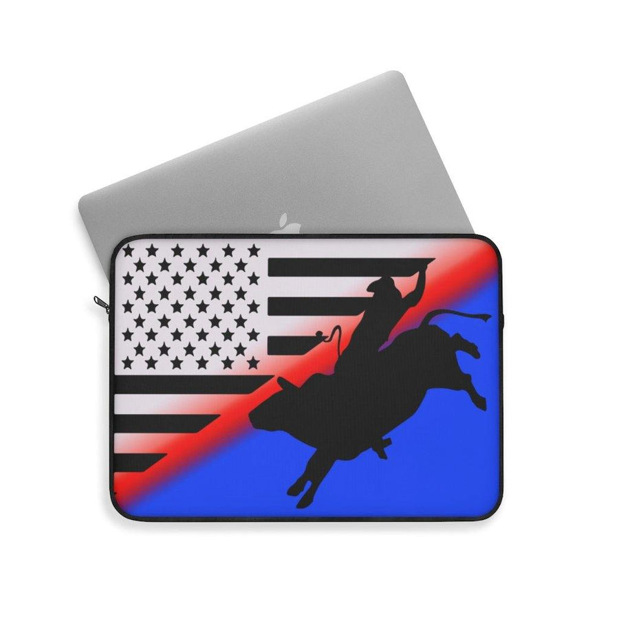 American Bull Rider Laptop Sleeve - 3 sizes available