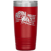 American Cowboy 20 oz Tumbler - 13 colors available - Yellowstone Style