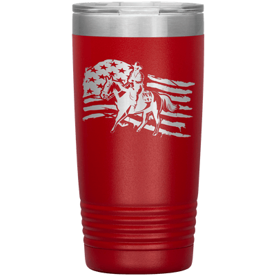 American Cowboy 20 oz Tumbler - 13 colors available - Yellowstone Style