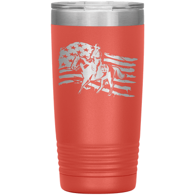 American Cowboy 20 oz Tumbler - 13 colors available - Yellowstone Style