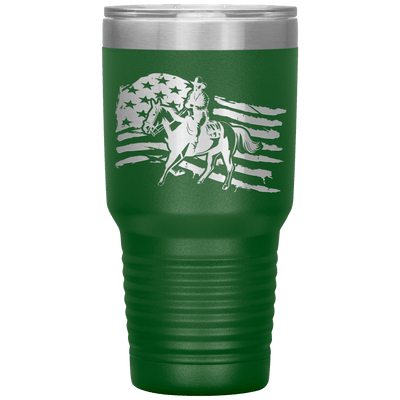 American Cowboy 30 oz Tumbler - 13 colors available - Yellowstone Style