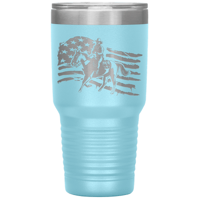 American Cowboy 30 oz Tumbler - 13 colors available - Yellowstone Style