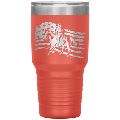 American Cowboy 30 oz Tumbler - 13 colors available - Yellowstone Style