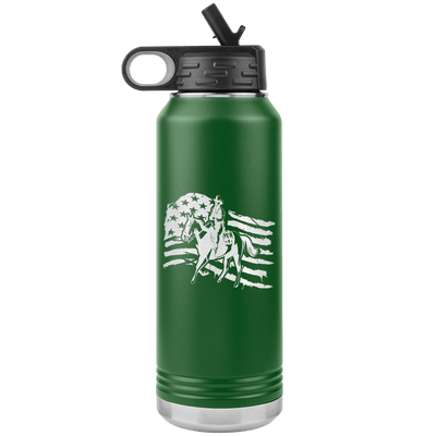 American Cowboy 32 oz Water Bottle Tumbler - 13 colors available - Yellowstone Style