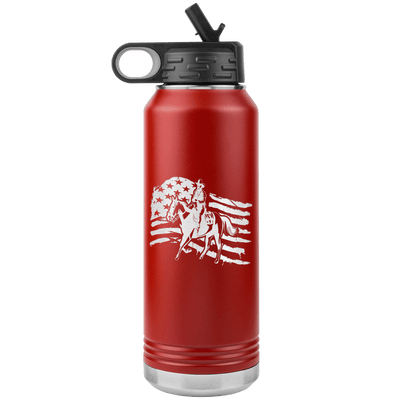 American Cowboy 32 oz Water Bottle Tumbler - 13 colors available - Yellowstone Style