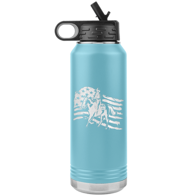 American Cowboy 32 oz Water Bottle Tumbler - 13 colors available - Yellowstone Style