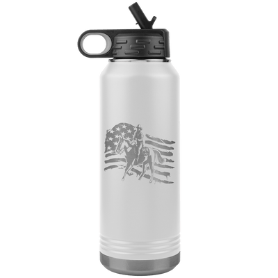 American Cowboy 32 oz Water Bottle Tumbler - 13 colors available - Yellowstone Style