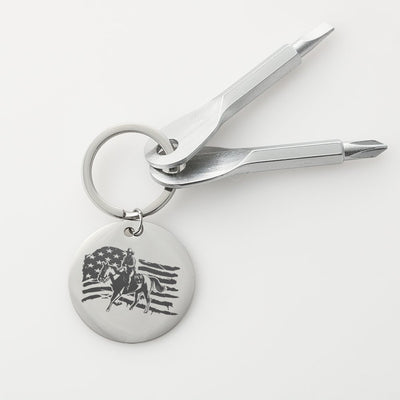 American Cowboy Screwdriver Keychain - 2 sizes available - Yellowstone Style