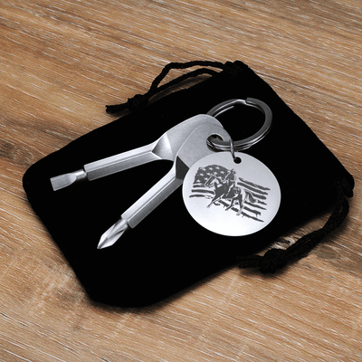 American Cowboy Screwdriver Keychain - 2 sizes available - Yellowstone Style