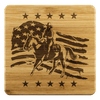 American Cowboy Square Coasters - Yellowstone Style