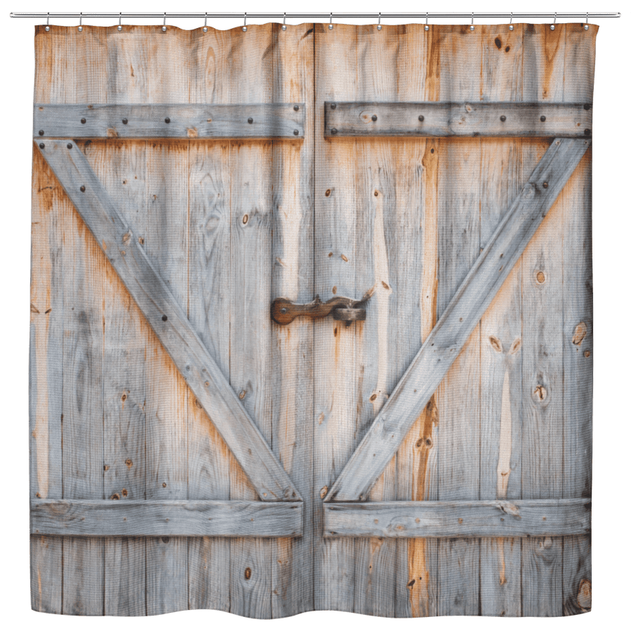 Barn Doors Shower Curtain