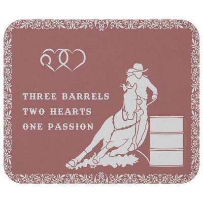 Barrel Racer Mousepad - Yellowstone Style