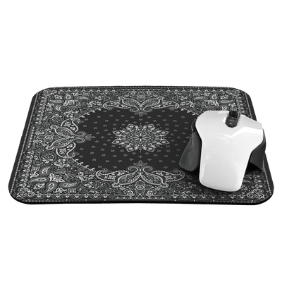 Black & White Bandana Mousepad - Yellowstone Style