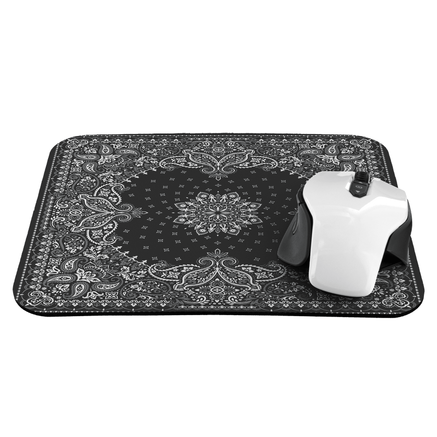 Black & White Bandana Mousepad