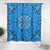 Blue Bandana Shower Curtain