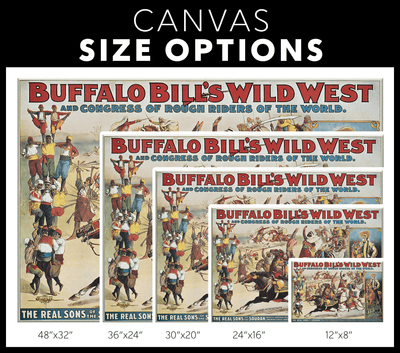 Buffalo Bill's Wild West & Congress Vintage Poster - Yellowstone Style