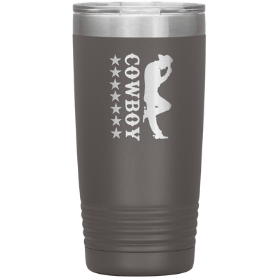 Cowboy 20 oz Tumbler - 13 colors available - Yellowstone Style