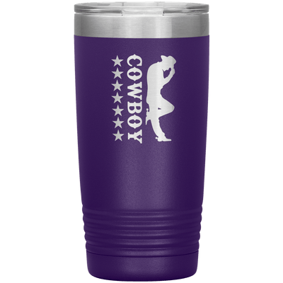 Cowboy 20 oz Tumbler - 13 colors available - Yellowstone Style