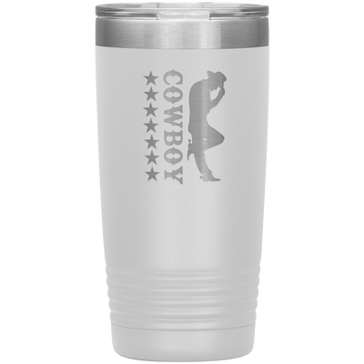 Cowboy 20 oz Tumbler - 13 colors available - Yellowstone Style