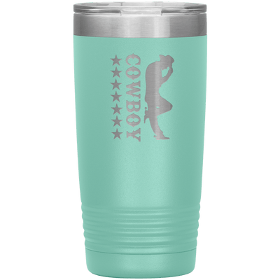 Cowboy 20 oz Tumbler - 13 colors available - Yellowstone Style