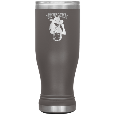 Cowgirl 20 oz Pilsner Tumbler - 13 colors available - Yellowstone Style