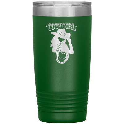 Cowgirl 20 oz Tumbler - 13 colors available - Yellowstone Style