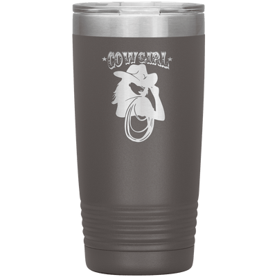 Cowgirl 20 oz Tumbler - 13 colors available - Yellowstone Style